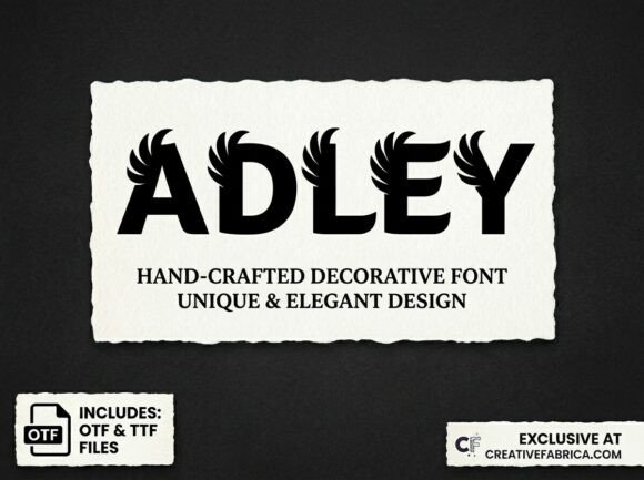 Adley: A Display Font That Breathes With Your Content