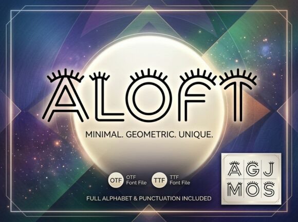 Aloft: A Display Typeface That Lifts Your Brand