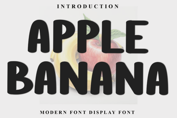 Apple Banana: A Festive Display Font Review