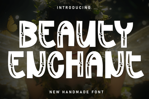 Beauty Enchant: A Display Font for Editorial Elegance