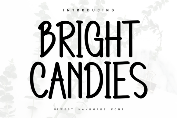 Bright Candies: A Handwritten Display Font That Grabs Attention