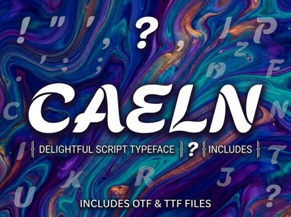 Caeln: A Bold Display Font That Commands Attention