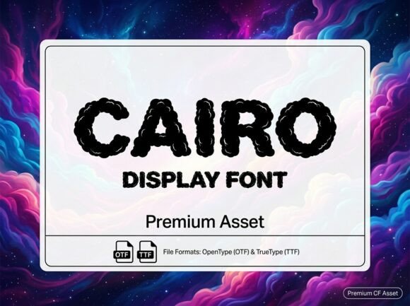 Cairo: A Bold Display Typeface for Digital Impact