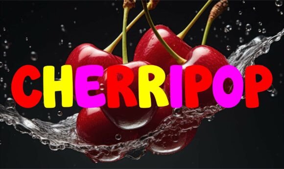 Cherripop: A Playful Display Font for Handmade Labels & Printables