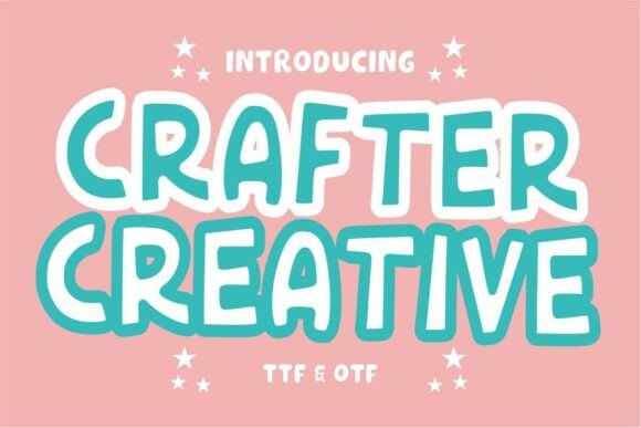 Crafter Creative: A Display Font That Builds Brand Joy