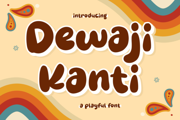 Dewaji Kanti: A Warm, Chunky Display Typeface for Digital Branding