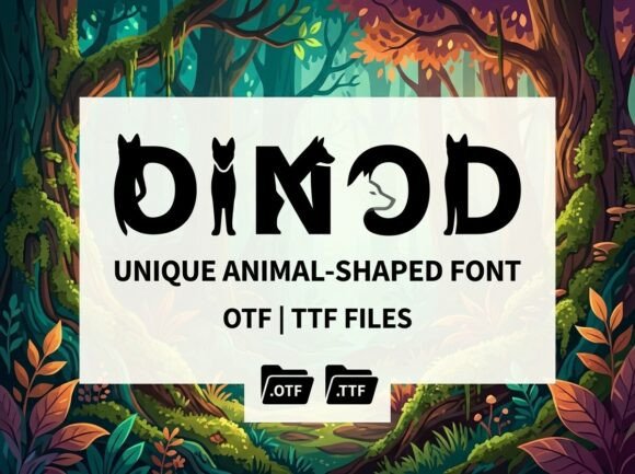 Dinod: A Bold Display Font for Editorial Identity
