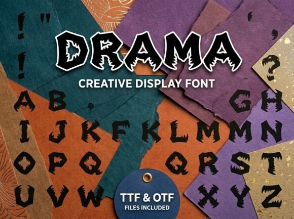 Drama: A Bold Display Font for Impactful Web Headlines