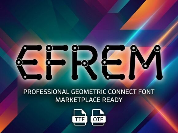 Efrem: A Bold Display Font for Scroll-Stopping Marketing