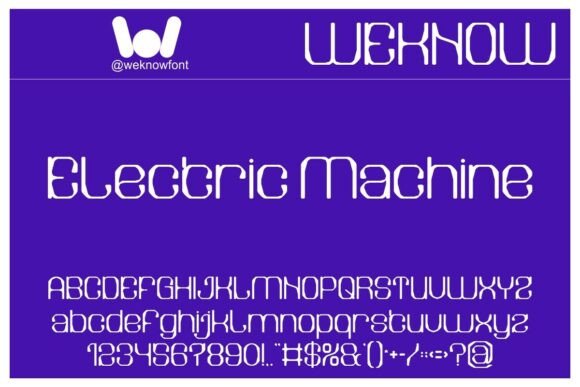 Electric Machine: A Display Font That Commands Attention