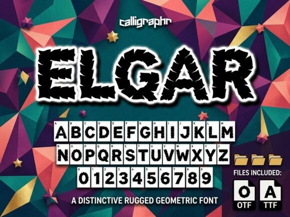 Elgar: A Standout Display Font for Small Business Branding