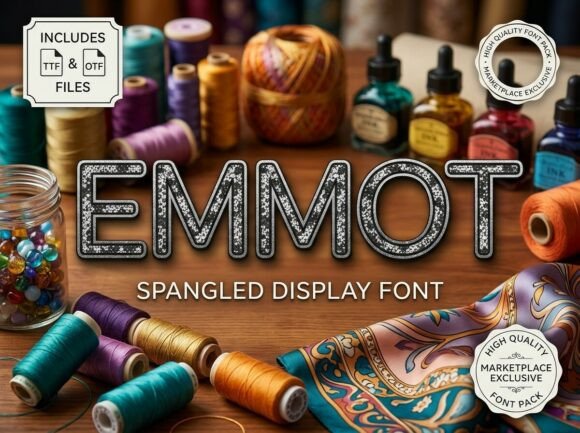 Emmot: A Display Font That Makes Your Brand Instantly Memorable