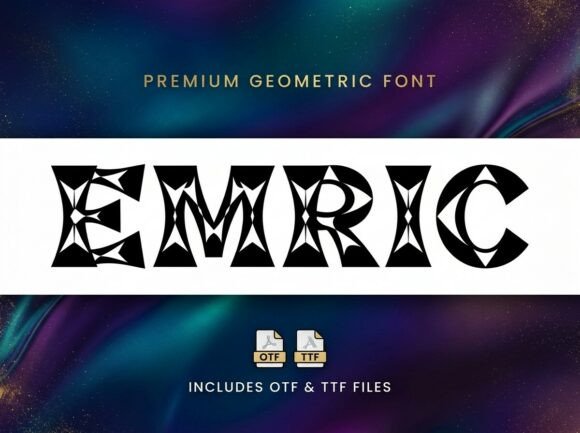 Emric: A Display Font That Makes Your Headlines Unmissable