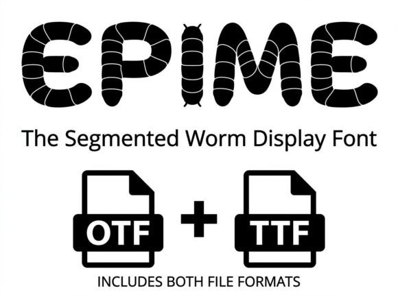 Epime: A Bold, Organic Display Font for Distinctive Branding