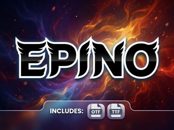 Epino: A Display Font That Makes Your Handmade Goods Shine