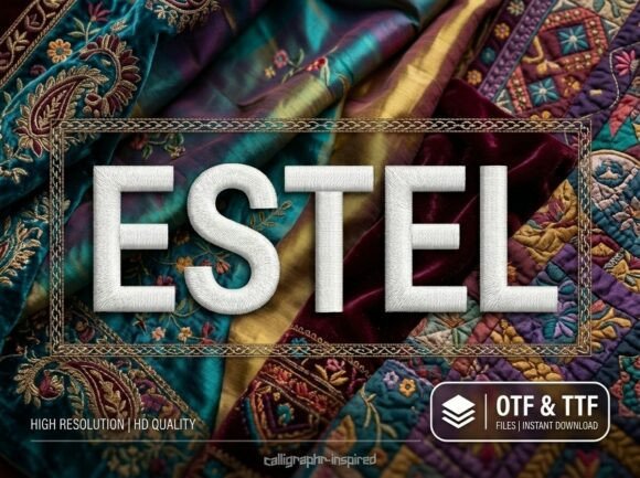 Estel: A Display Font That Makes Your Brand Instantly Memorable