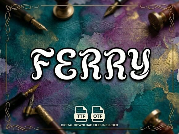 Ferry: A Display Font That Commands Attention