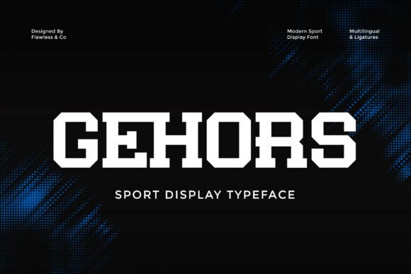 Gehors: A Bold Display Typeface for Impactful Web Design