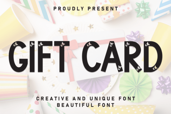 Gift Card: A Handwritten Display Typeface for Editorial Warmth