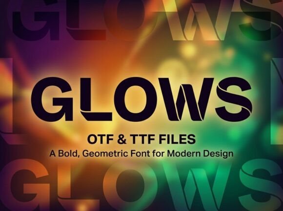 Glows: A Display Font That Commands Attention