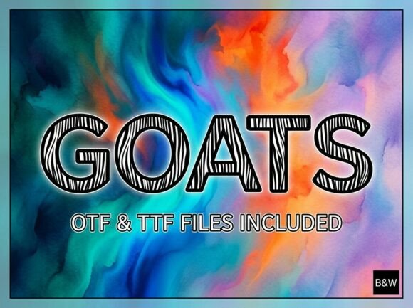 Goats: A Bold, Playful Display Font That Earns Its Place