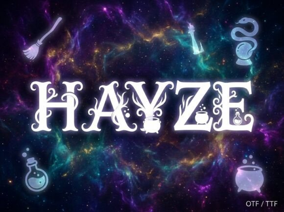 Hayze: A Bold Display Font for Editorial Impact