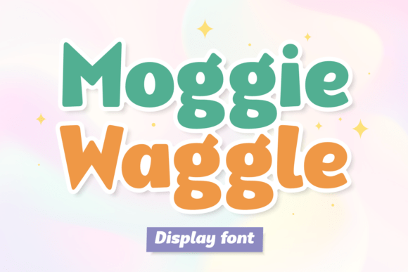 Moggie Waggle: A Playful Display Font That Feels Like a Smile