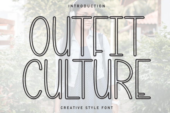 Outfit Culture: A Handwritten Display Font That Feels Like a Warm Welcome