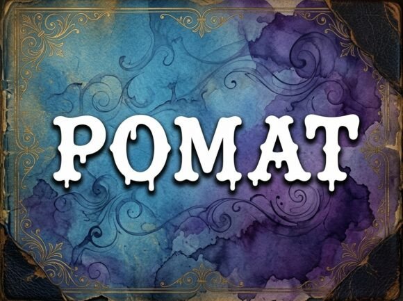 Pomat: A Bold Display Font for Digital Brand Impact