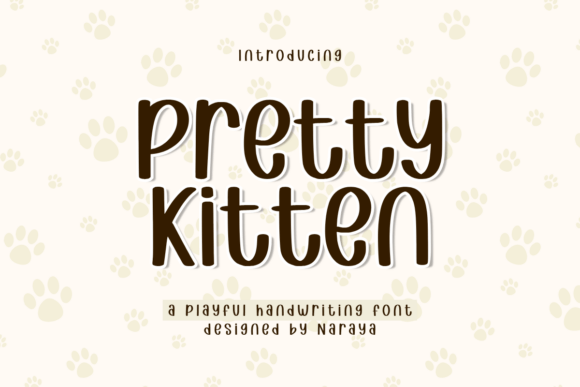 Pretty Kitten: A Playful Display Font That Feels Like Handmade Magic