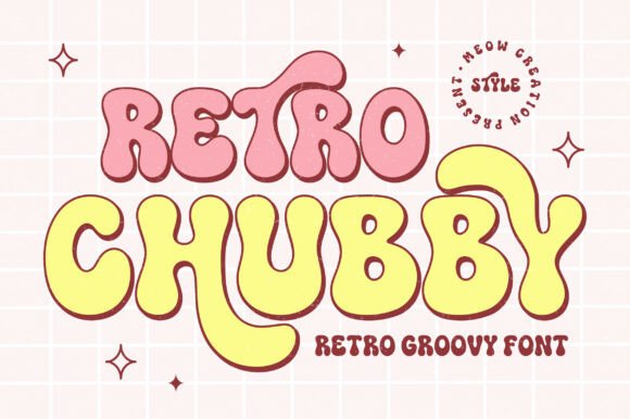 Retro Chubby: A Display Font That Anchors Vintage Energy in Web Design