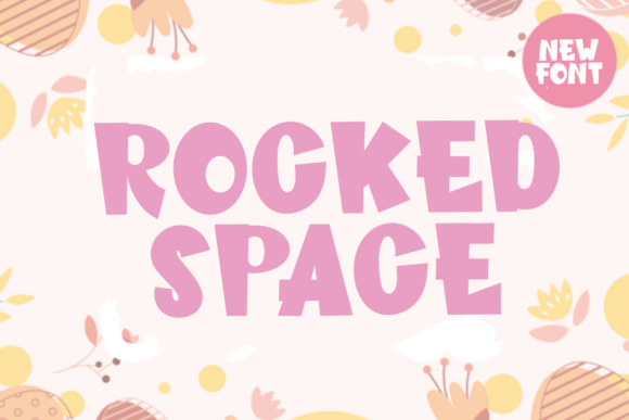 Rocked Space: A Festive Display Font for Memorable Branding