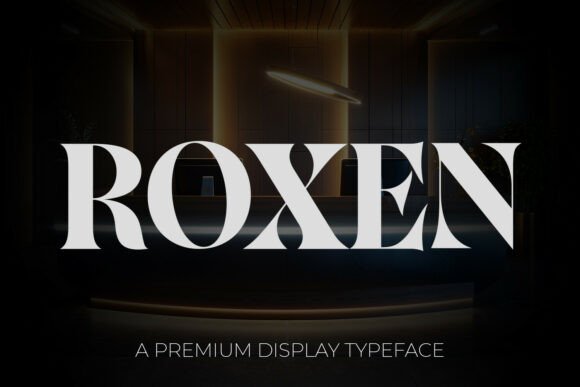 Roxen: A Display Font That Commands Attention