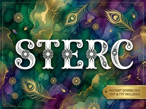 Sterc: A Bold Display Font That Commands Attention