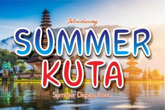 Summer Kuta: A Friendly Handwritten Display Font for Small Business Branding