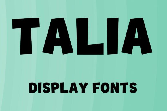 Talia: A Bold Display Font That Elevates Real Small Business Branding