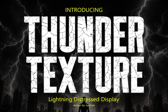 Thunder Texture: A Display Font That Commands Attention